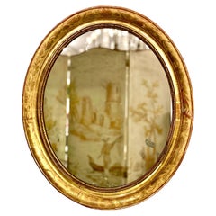 19th Century Oval Gilt Wall Mirror