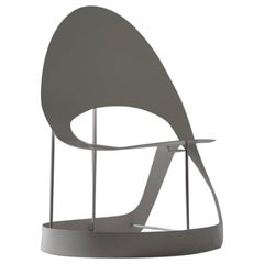 Unique sculptural metal chair, France 1960s