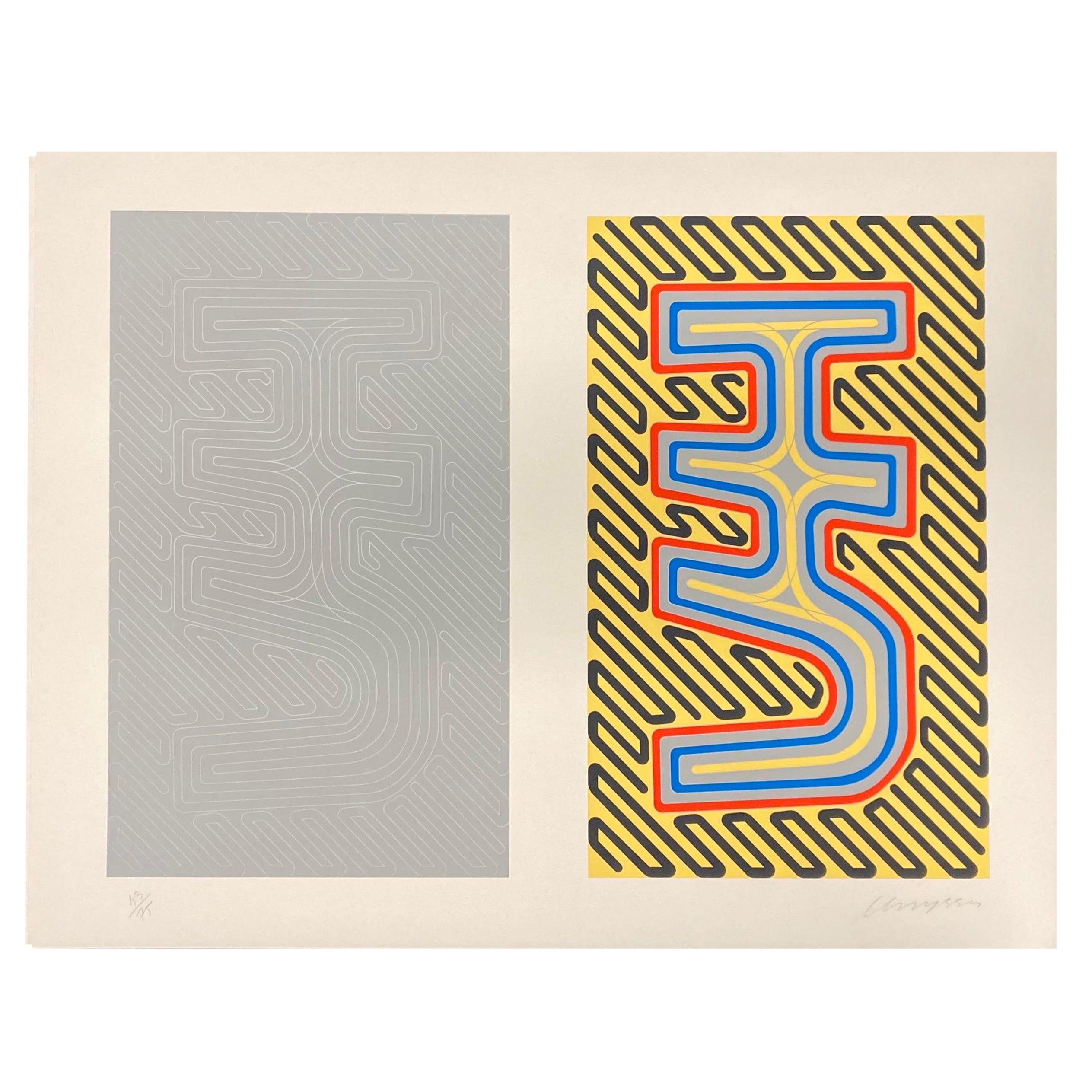 Chryssa, 'Electric Sky', 1980, serigrafia, firmata e numerata