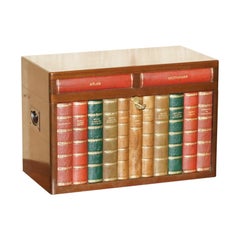 EXQUISiTE ALFRED DUNHILL FAUX BOOKS HIDDEN DRINKS DECANTER SET SPARKLETS LTD SET