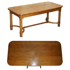 STUNNiNG ARTS & CRAFTS VICTORIAN ENGLISH OAK HAYRAKE DINING TABLE 6-8 PEOPLE
