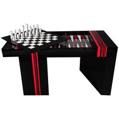 Jean Claude Farhi Methacrylate Game Table, Unique Piece