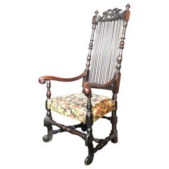An Early 18th Century Banister-Back Armchair, North Eastern USA, Circa 1720