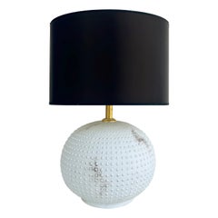 Italienische Mangani Firenze-Porzellan-Tischlampe, Vintage, nicht enthalten
