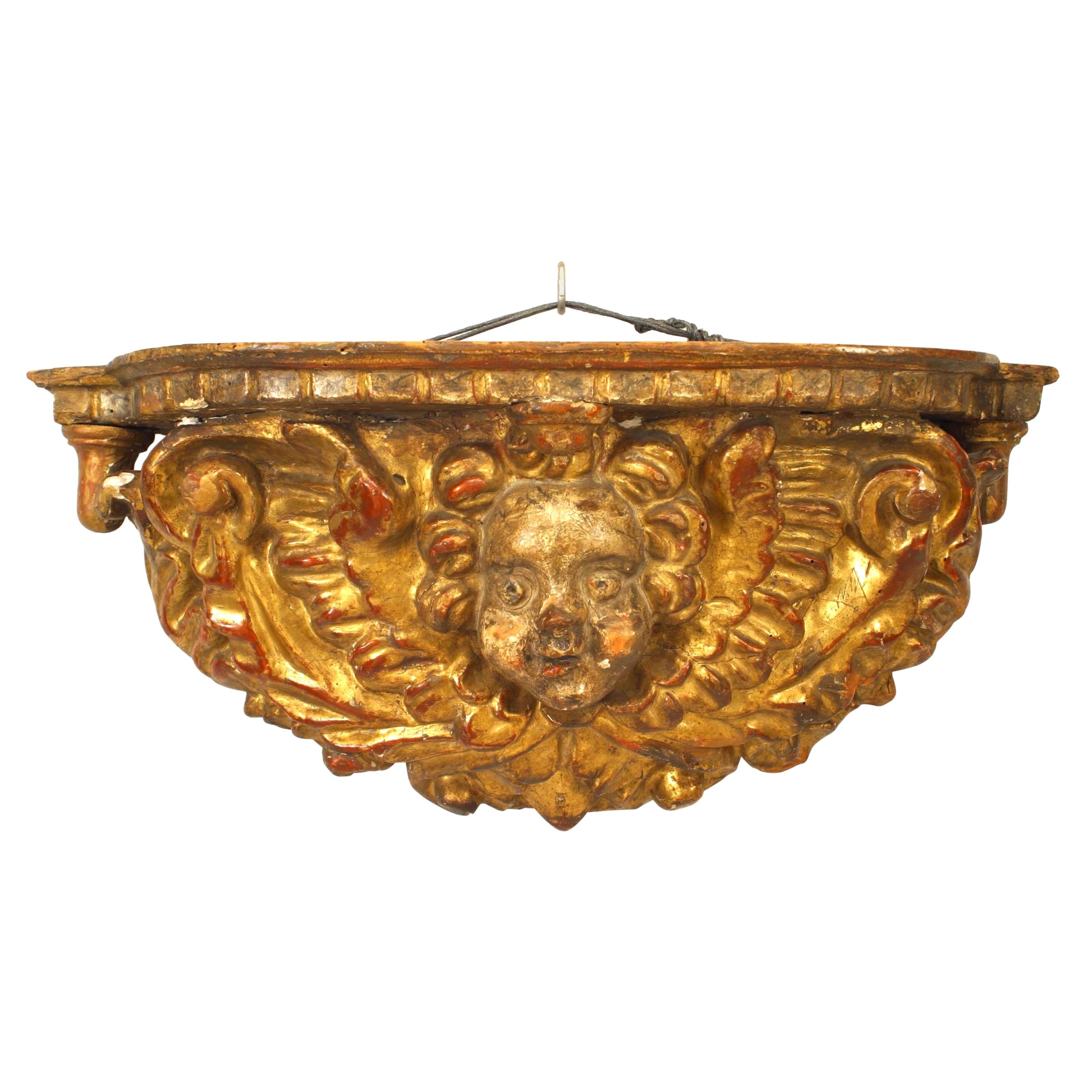 Italian Venetian Gilt Wood Wall Bracket