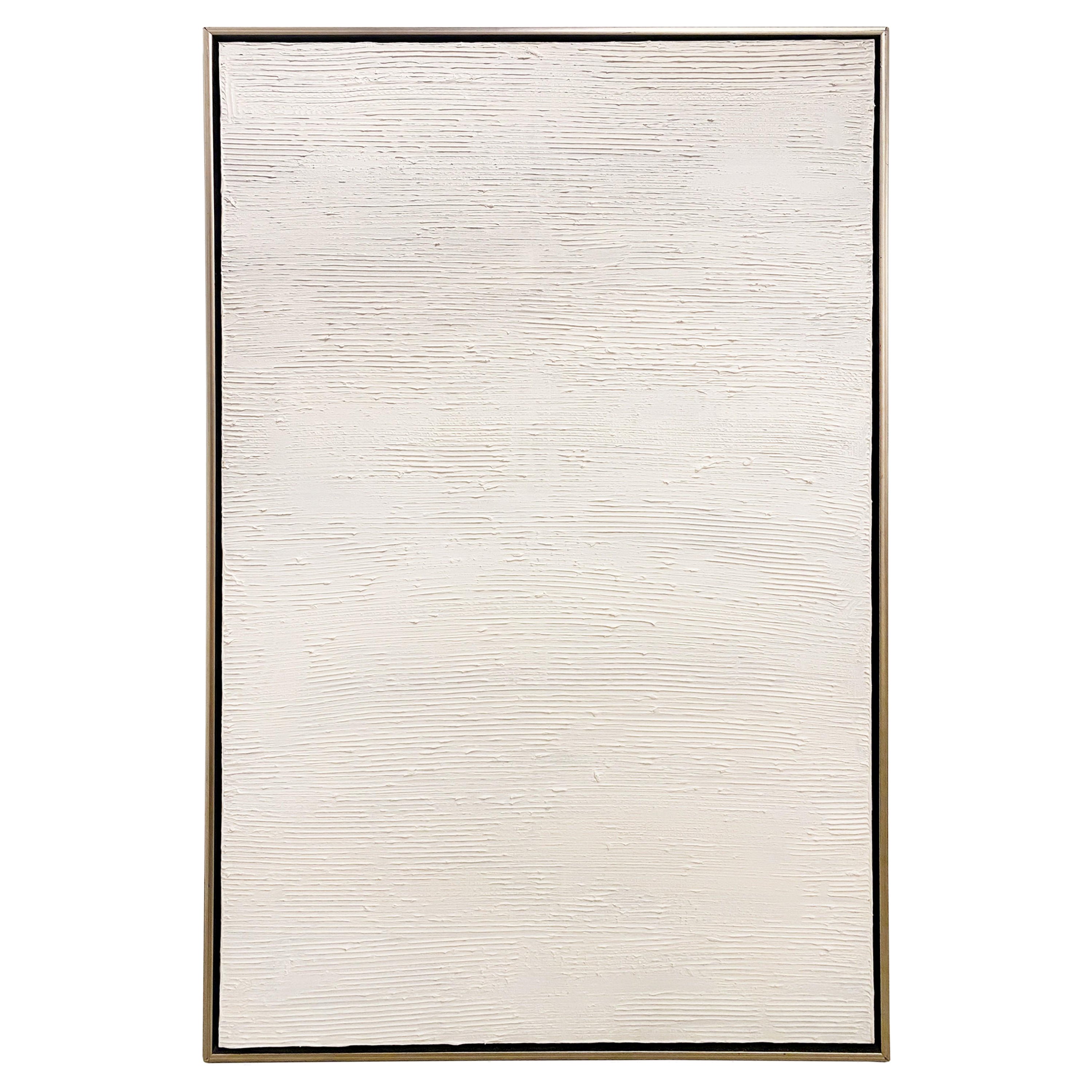 Ricardo Rumi Pittura ad olio astratta americana contemporanea con cornice, intitolata "Whiting".