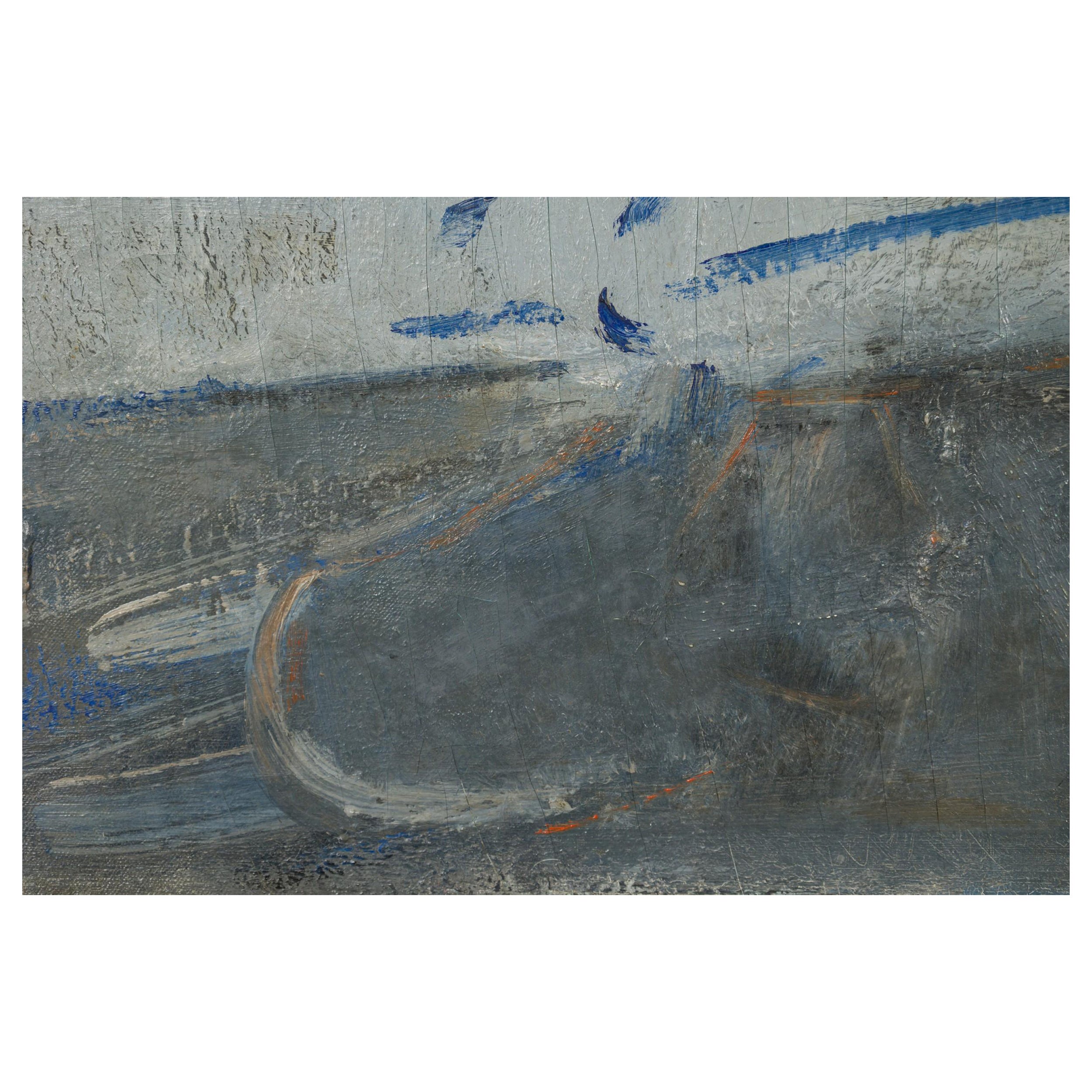 Joseph De Martini Pittura astratta contemporanea americana, intitolata "Sole che affoga".