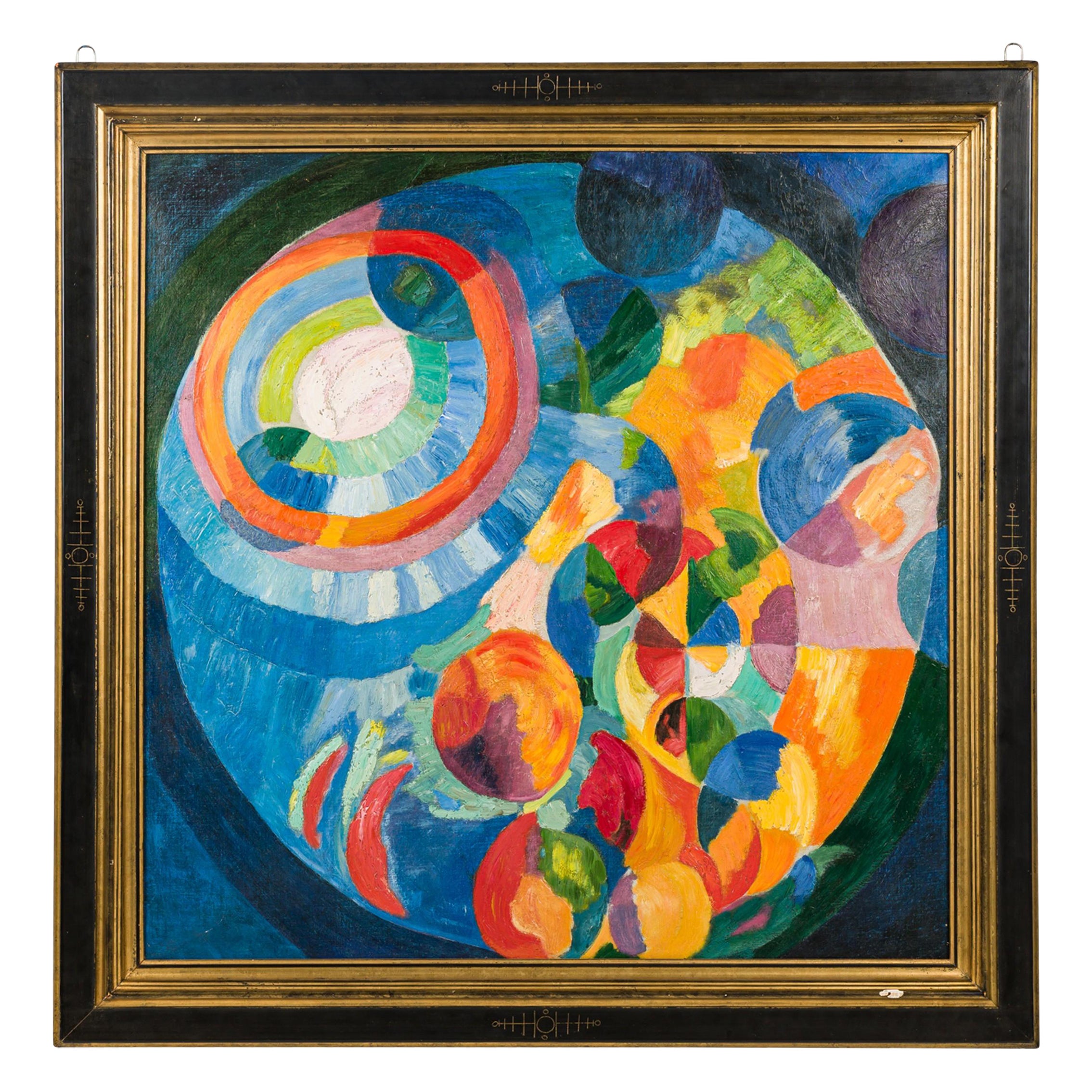 Orphism Fruit Abstract Painting