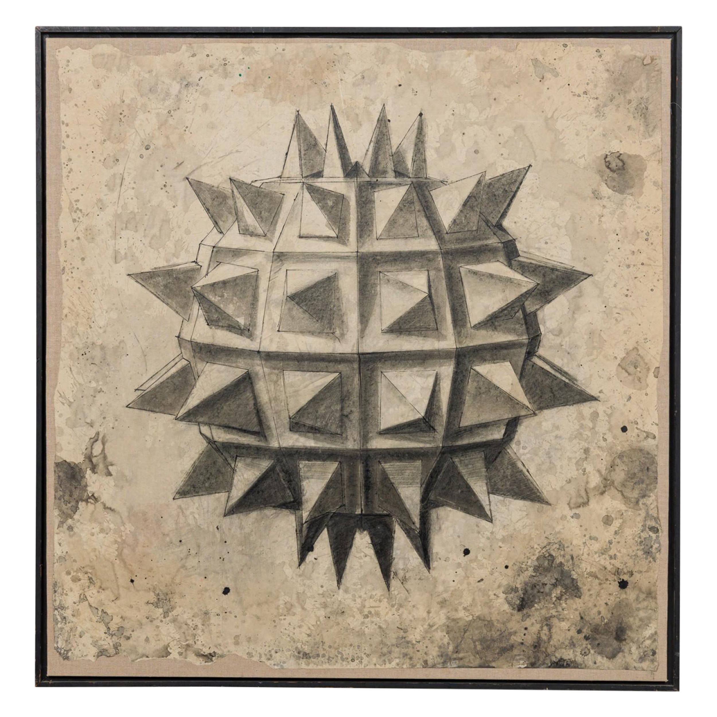 Copia del disegno astratto della mazza in vendita