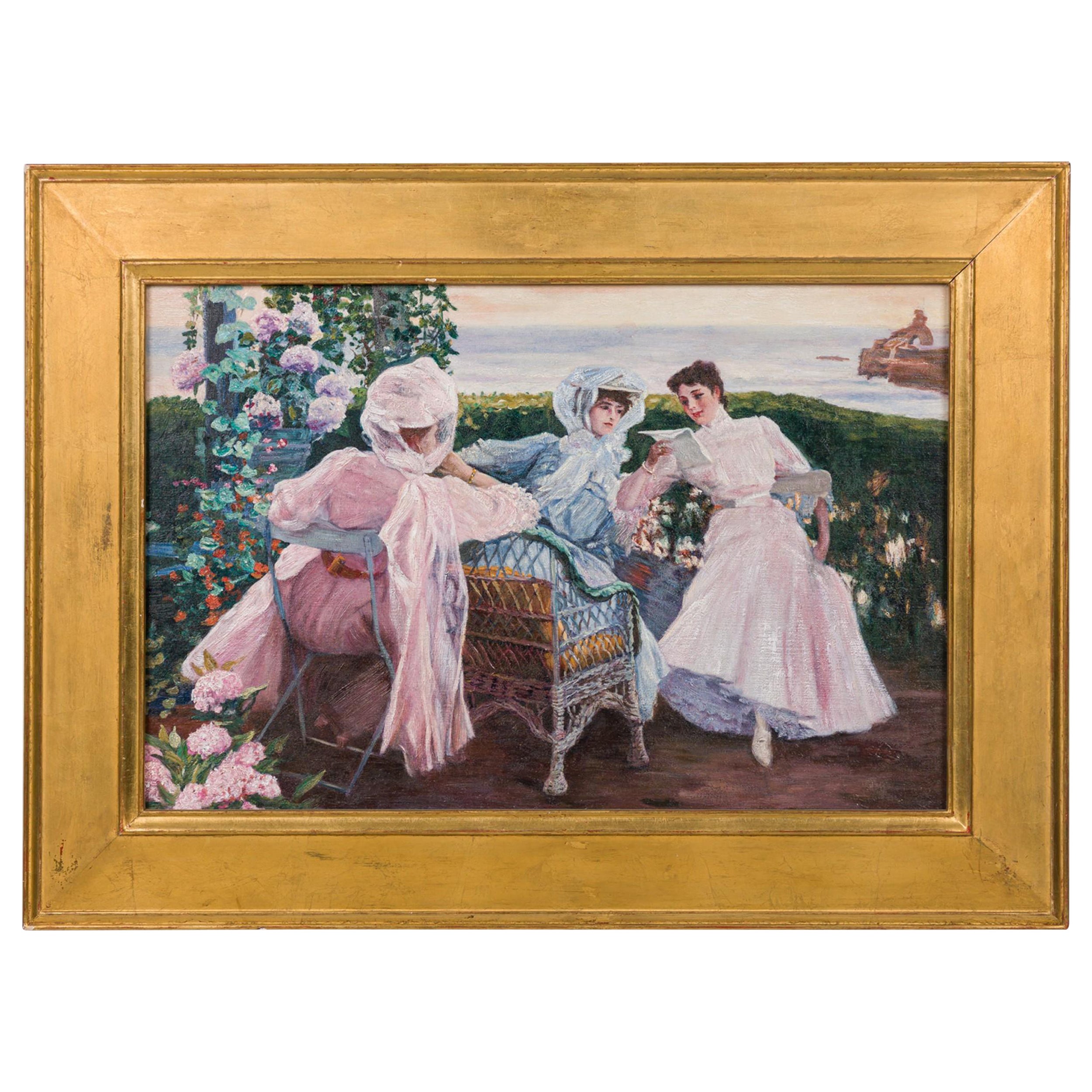 La carta con las mujeres victorianas