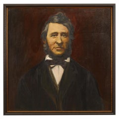 Pintura victoriana estadounidense de Henry David Thoreau