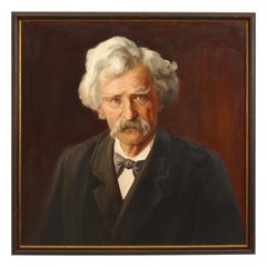 Pintura victoriana estadounidense de Mark Twain