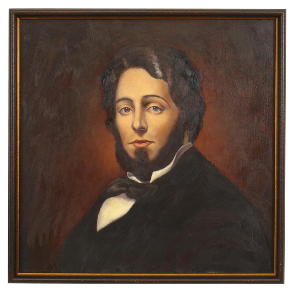 Pintura victoriana estadounidense de Herman Melville