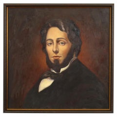 Pintura victoriana estadounidense de Herman Melville
