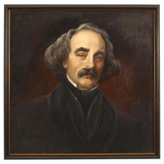 Pintura Victoriana Americana Nathanial Hawthorne