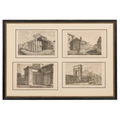 Italienische neoklassische architektonische Tempel drucken