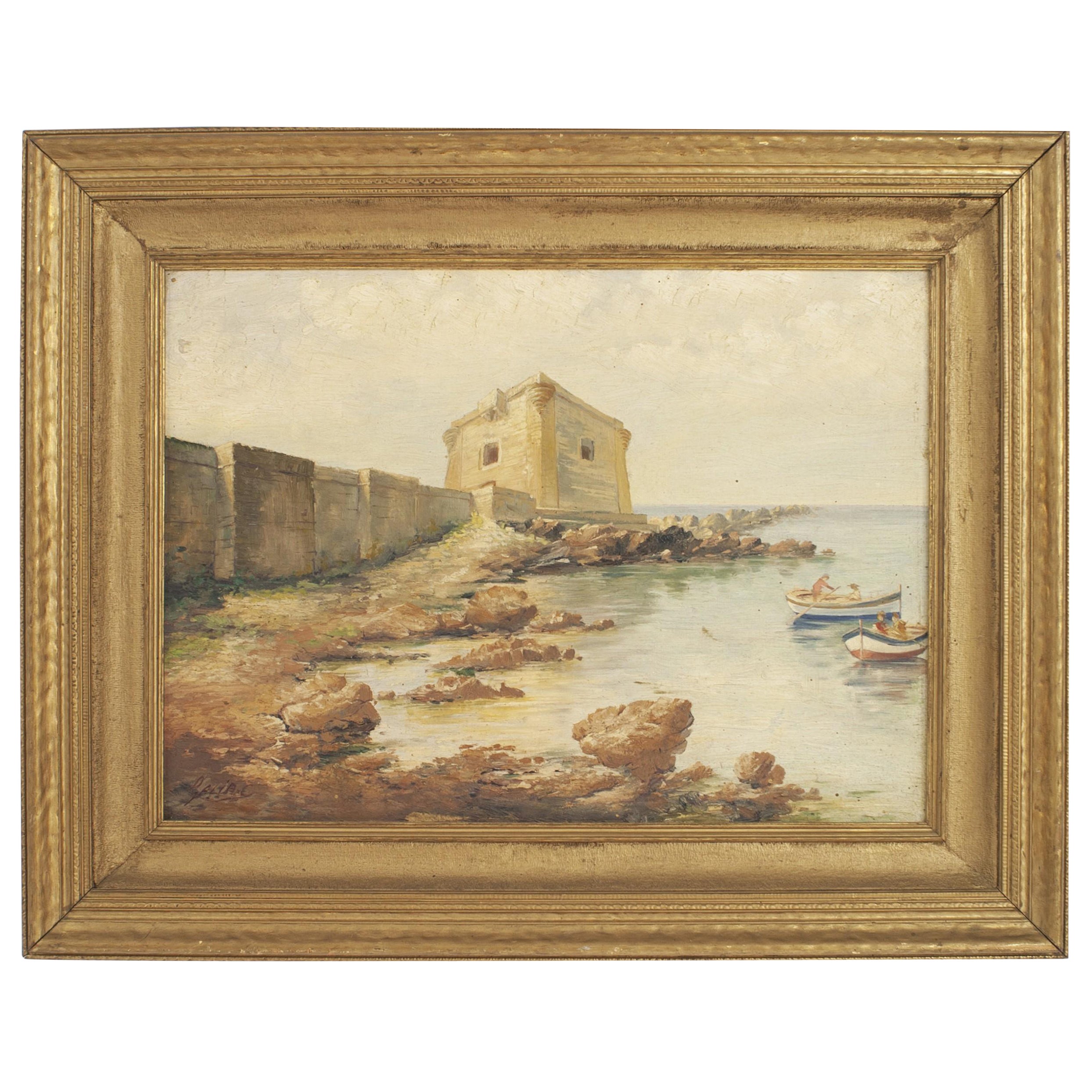 Pintura de la Fortaleza de la Costa Americana