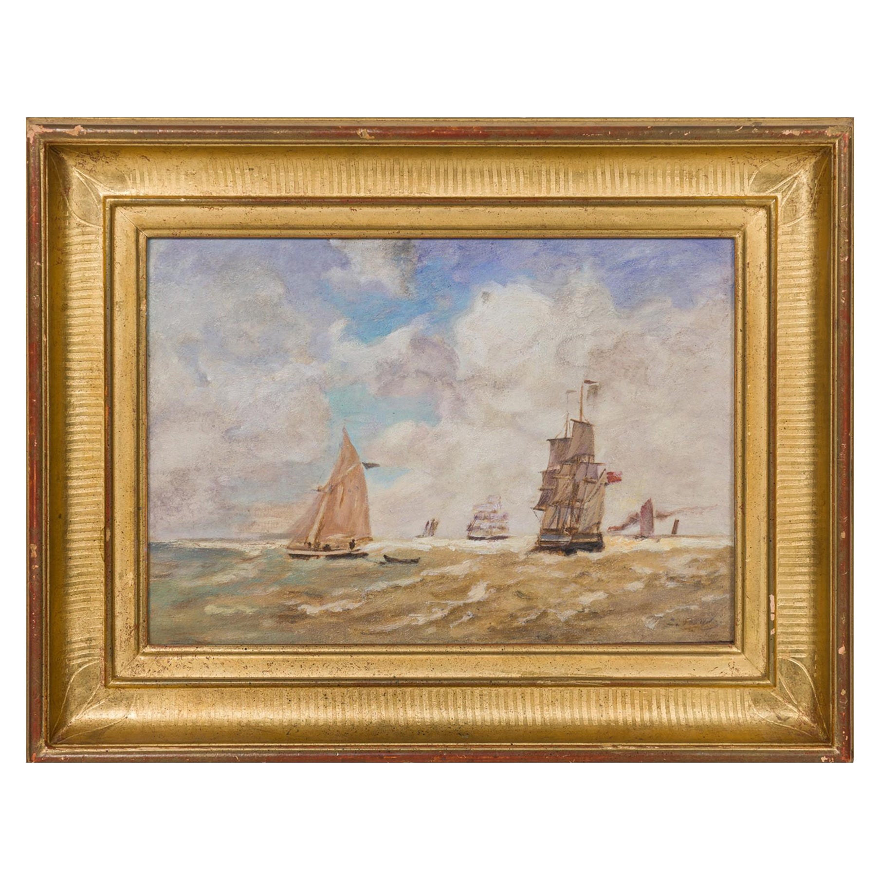 Paesaggio marino impressionista francese