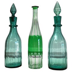 Antique A collection of three nineteenth century spirit bottles
