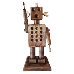 Sculpture de bureau industrielle à l'échelle réduite, allemande, 1970