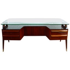 Vintage Italian Mid-Century Executive/Physician Desk by Vittorio Dassi (circa 1950s)