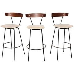 Set of 3 Clifford Pascoe Bar Stools