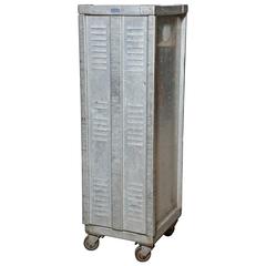 1950's Bucksco Industrial Rolling Aluminum Bakers Cabinet 4