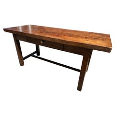 Antique Elm Farmhouse Table