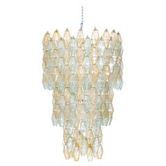 Original Glass Poliedri Chandelier by Carlo Scarpa for Venini, Italy, c.1960