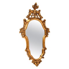 Antique French Carved Giltwood Mirror