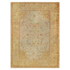 Splendid Antique Turkish Oushak Carpet 6
