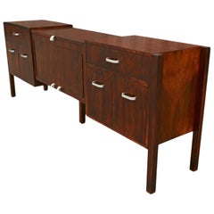 Mid Century Modern Credenza in Brazilian Hardwood by Jorge Zalszupin, 1960