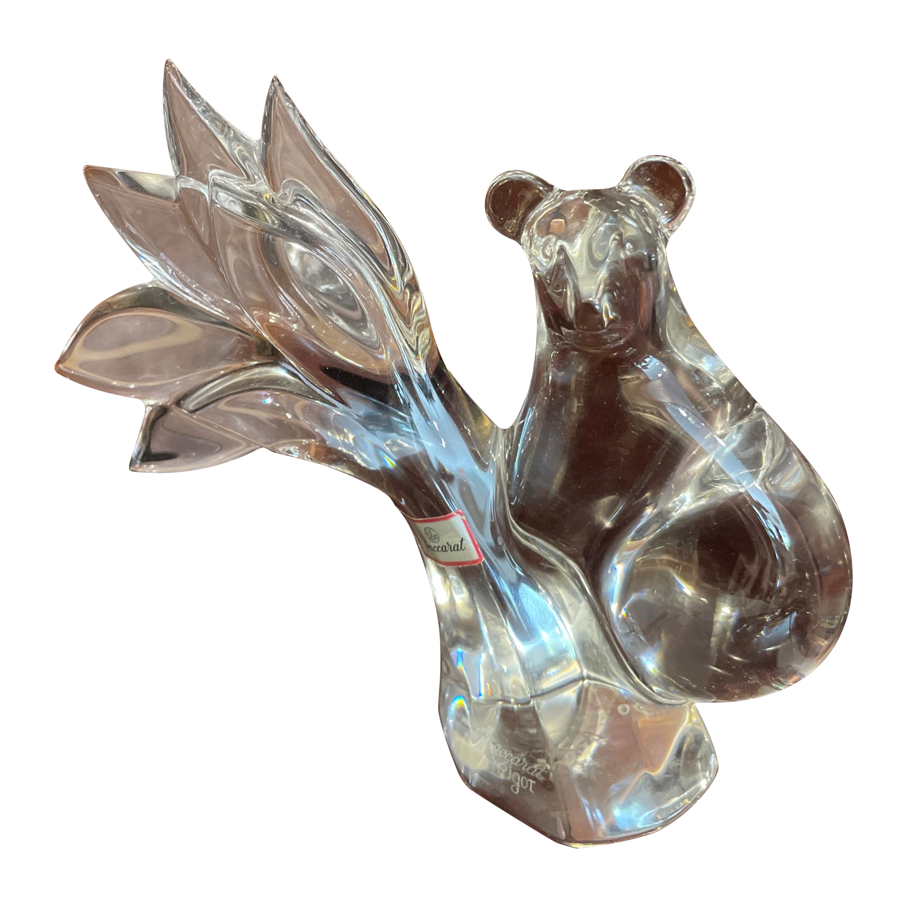Figurita Oso Koala de Cristal Baccarat