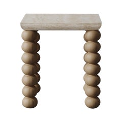 "Chloé"  Turned Leg Side Table by Christiane Lemieux