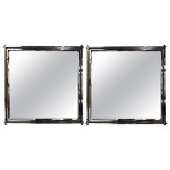 Pair Of Italian Modern Mirrors By Romeo Rega