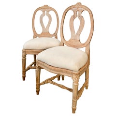 Paar Gustavianische Stühle aus der schwedischen Periode des späten 18. Jahrhunderts "The Swedish Model"