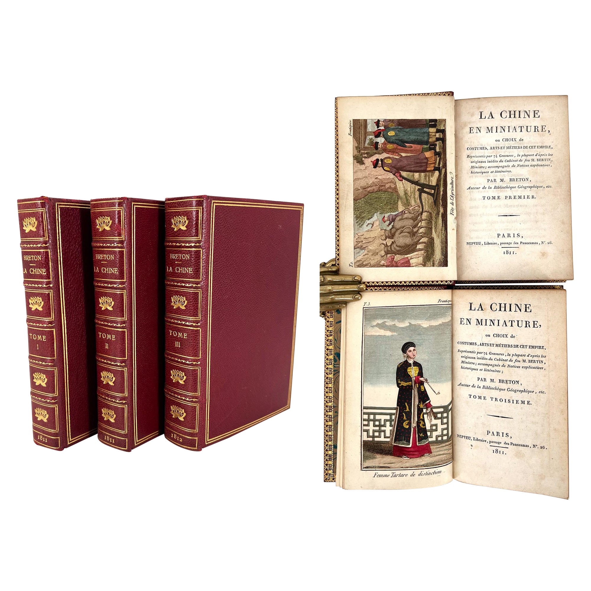 La Chine en Miniature & Coup d'Oeil sur la Chine; ou Choix del Costumes, Arts ... im Angebot