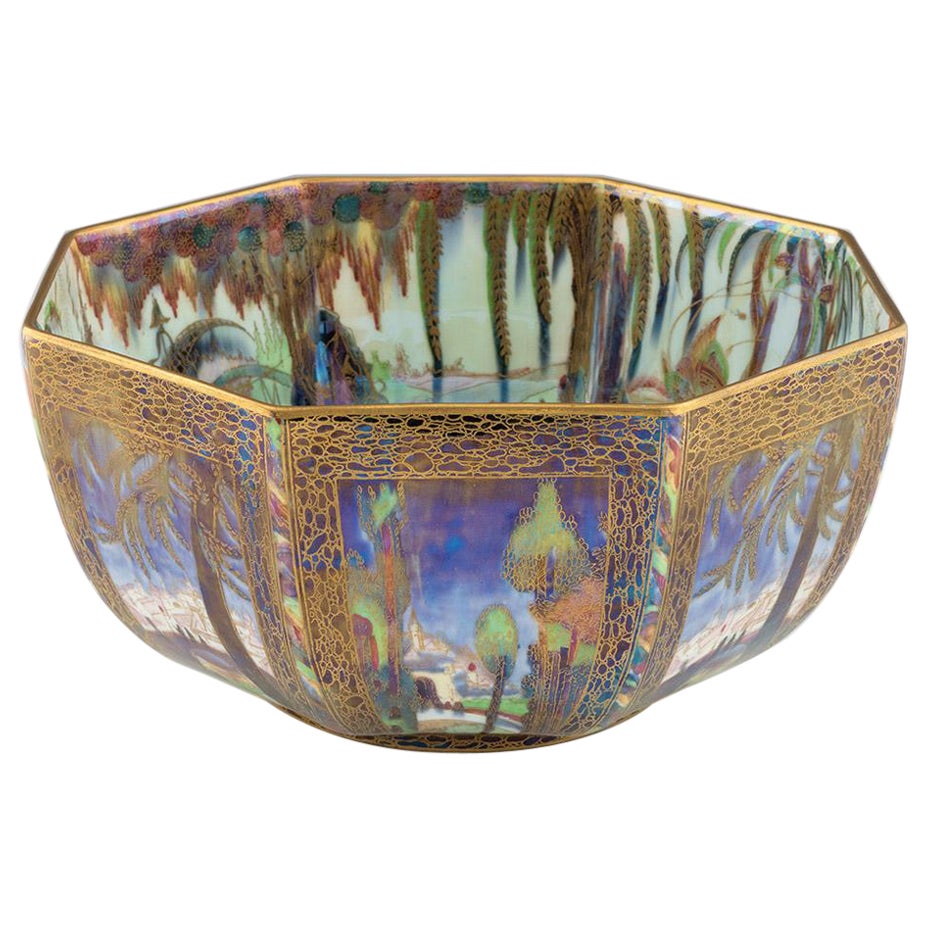 Wedgwood Fairyland Lustre Bowl by Daisy Makeig Jones c1925 For Sale at