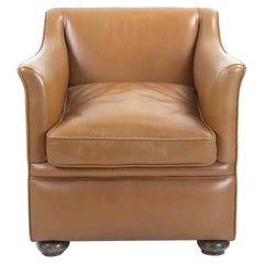 Vintage Leather Armchair, Mid-20th Century