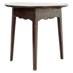 English Oak Cricket Table