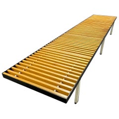 immense et rare banc george nelson de 251cm du Modular Group
