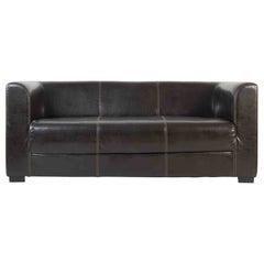 Leather Sofa, Italy 1960s
