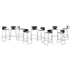 Set of 10 Maxima Benches by William Sawaya & Paolo Moroni, Italy 1990s