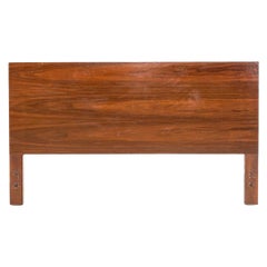 1950s George Nelson for Herman Miller Thin Edge Full Size Headboard in Walnut