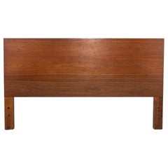 1958 George Nelson for Herman Miller Full-Sized Walnut Headboard with Label