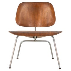 1952 Herman Miller Eames LCM Lounge Chair in Walnut and Steel