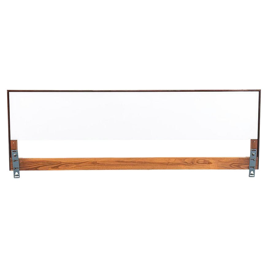 Florence Knoll King-Kopfteil aus Nussbaum und Laminat in Größe King, Modell 740 WP, 1960er Jahre