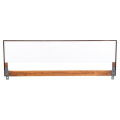 1960s Florence Knoll King Sized Headboard in Walnut and Laminate, Model 740 WP