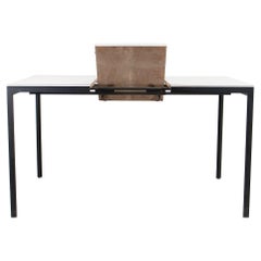 1960s Florence Knoll T Angle 34-49 inch Extension Dining Table, Model 310
