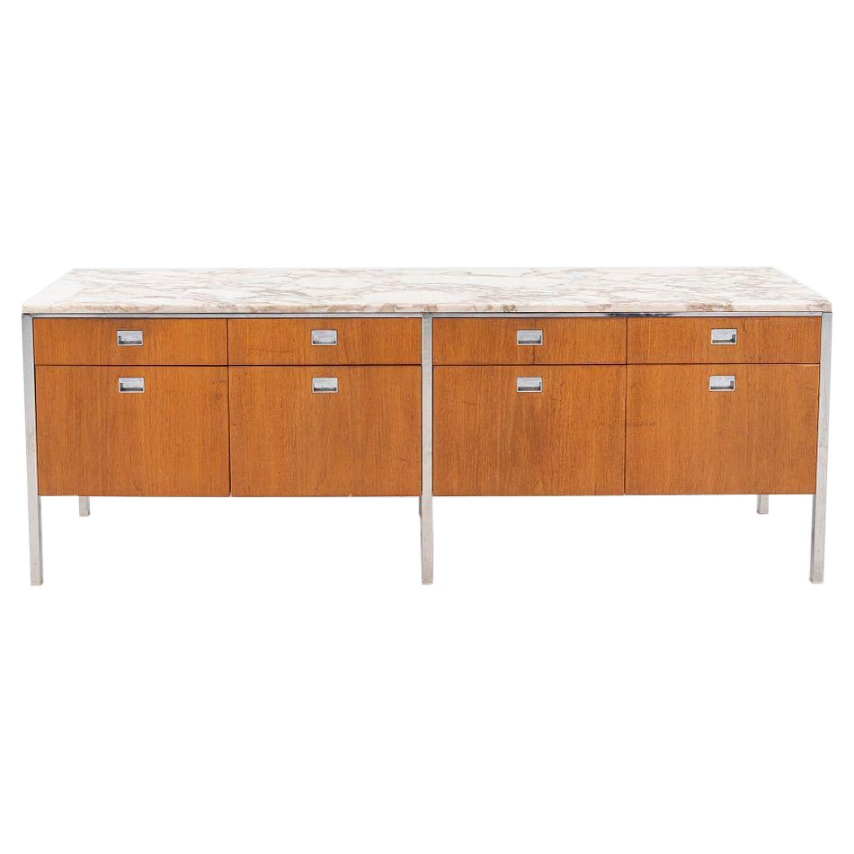 1960s Gordon Bunshaft and Davis Allen of Teak Credenza for Chase Manhattan Bank